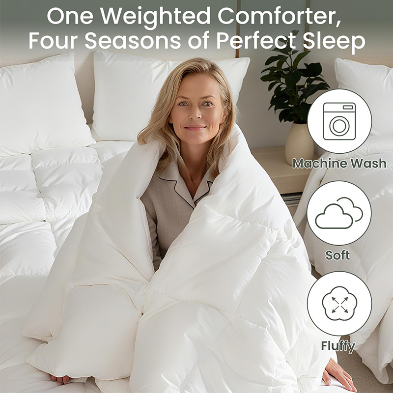 How a Faux Down Weighted Blanket Can Redefine Rest