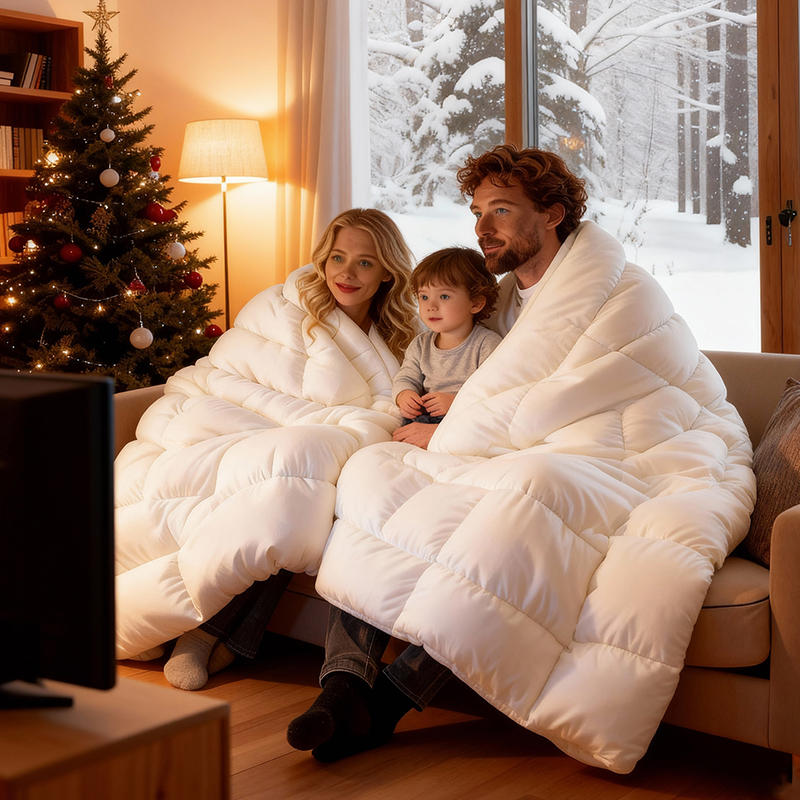 Cloud-Like Softness with a Gravity Weighted Blanket