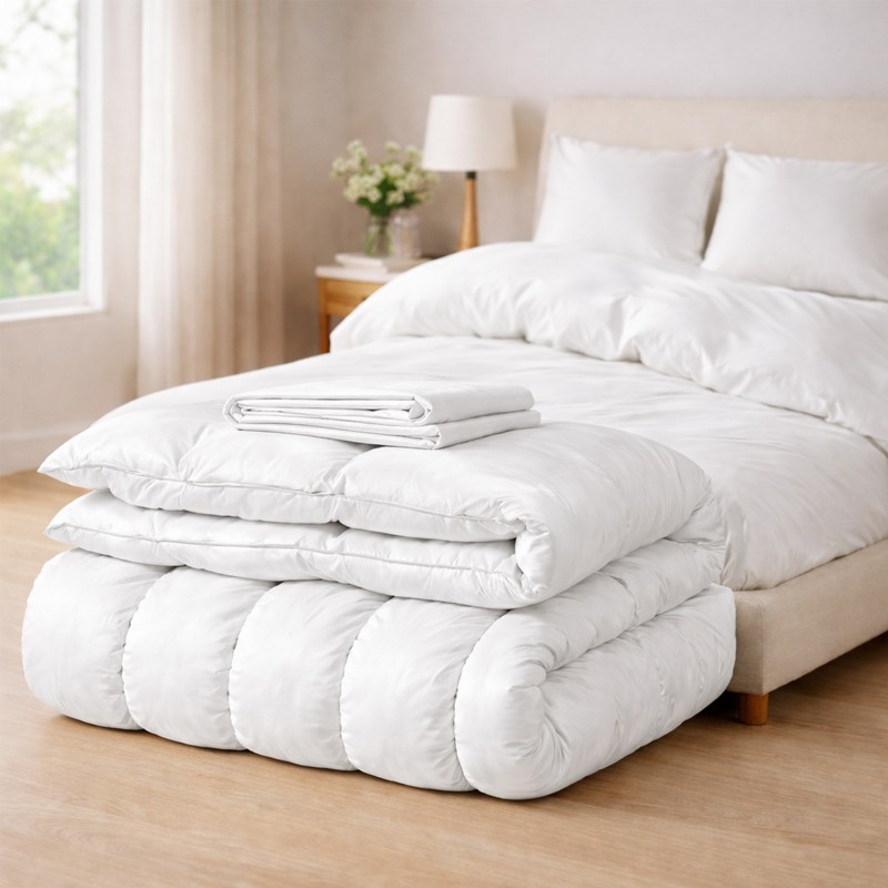 Calm&Relax Cloud-Soft Weighted Blanket with Breathable Bamboo Duvet Cover